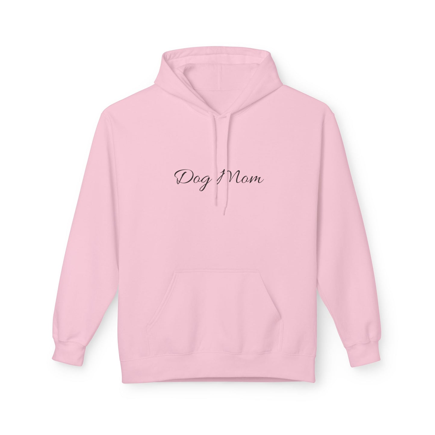 Dog Mom Hoodie – Minimal Script Pet Mom Pullover Sweatshirt