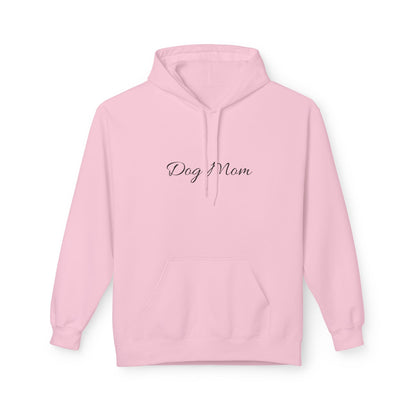 Dog Mom Hoodie – Minimal Script Pet Mom Pullover Sweatshirt