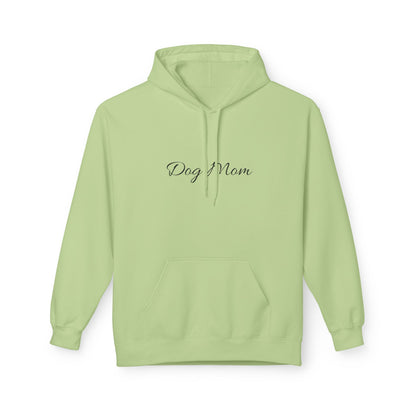 Dog Mom Hoodie – Minimal Script Pet Mom Pullover Sweatshirt