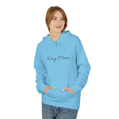 Dog Mom Hoodie – Minimal Script Pet Mom Pullover Sweatshirt