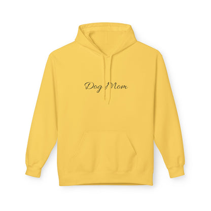 Dog Mom Hoodie – Minimal Script Pet Mom Pullover Sweatshirt