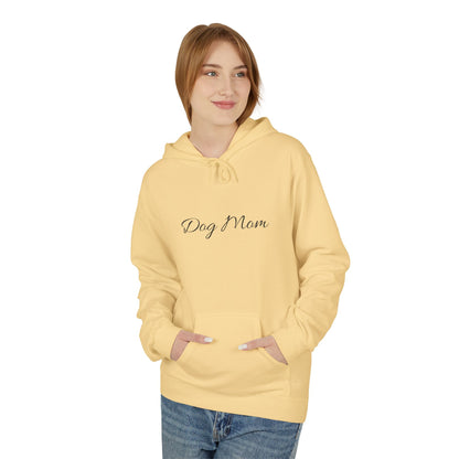 Dog Mom Hoodie – Minimal Script Pet Mom Pullover Sweatshirt