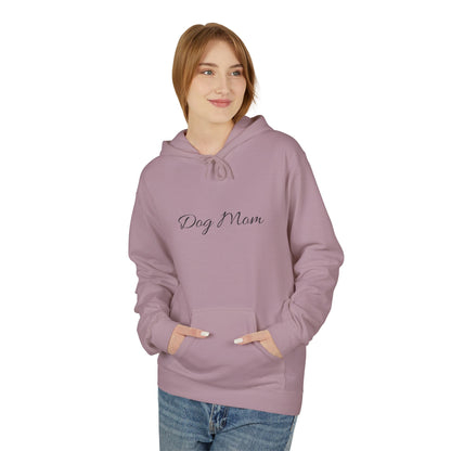 Dog Mom Hoodie – Minimal Script Pet Mom Pullover Sweatshirt