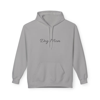 Dog Mom Hoodie – Minimal Script Pet Mom Pullover Sweatshirt