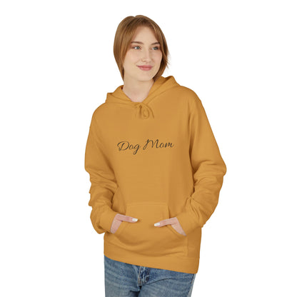 Dog Mom Hoodie – Minimal Script Pet Mom Pullover Sweatshirt
