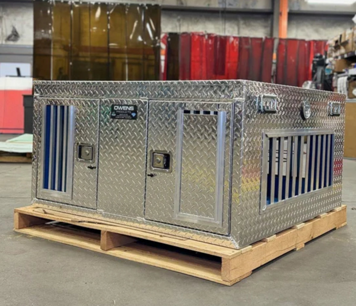 Owens Hunter Series Double Compartment Tall Without Storage Dog Box