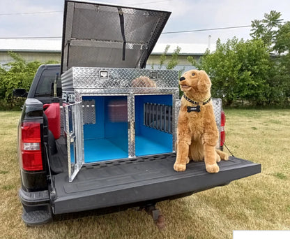 Owens Double Compartment Top Storage Animal Control Dog Box 55107