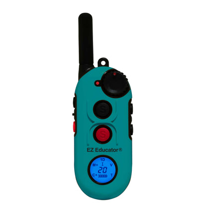E-Collar EZ-900 Easy Educator Remote Dog Trainer – 1/2 Mile - 2024-07-11-EZ-900-Teal-Front-Skin_2-scaled