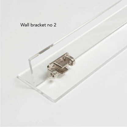 Hiddin Clear Pet Gate – Modern Acrylic Wall Mounted Lucite Zig Zag Dog Gate (Tall)
