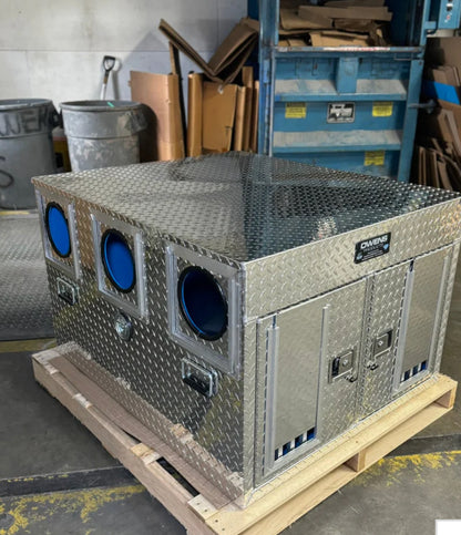 Owens Hunter Series Bear/Cat Double Compartment Dog Box 38W x 45D x 28H