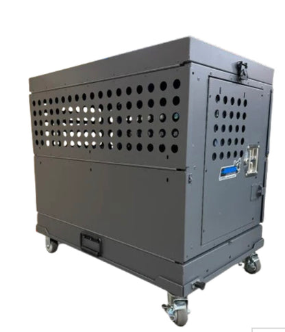 Owens Utility Cart Dog Box Accessory 55261 for Professional K9 Series Large Collapsible Single Dog Box | Mill Finish Aluminum