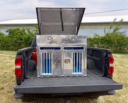 Owens Double Compartment Top Storage Animal Control Dog Box 55107