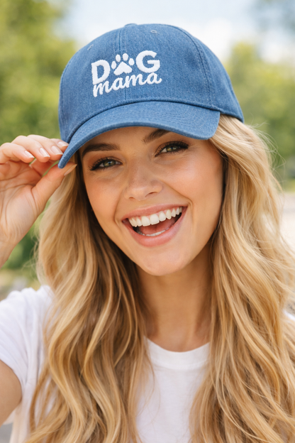 Personalized Dog Mom Hat with Free Pet Name – Custom Dog Lover Baseball Cap