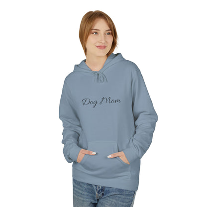 Dog Mom Hoodie – Minimal Script Pet Mom Pullover Sweatshirt