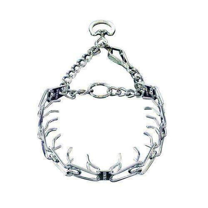 Herm Sprenger ULTRA-PLUS training collar with center-plate and assembly chain – high-quality stainless steel prong collar for effective dog training