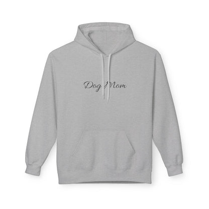 Dog Mom Hoodie – Minimal Script Pet Mom Pullover Sweatshirt