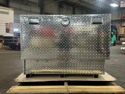 Owens Dog Box 55111 Pro Hunter Triple Compartment Bottom Storage 58"W x 40"D x 28"H - 55111SideView
