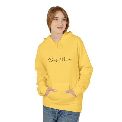 Dog Mom Hoodie – Minimal Script Pet Mom Pullover Sweatshirt