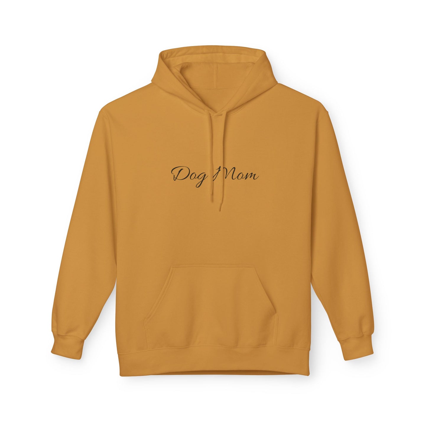 Dog Mom Hoodie – Minimal Script Pet Mom Pullover Sweatshirt