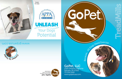 GoPet PetRun RP 700 Treadmill Small Dogs Up To 44 LBS