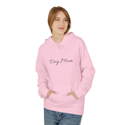 Dog Mom Hoodie – Minimal Script Pet Mom Pullover Sweatshirt