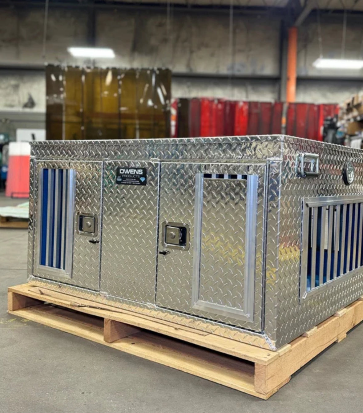 Owens Hunter Series Double Compartment Tall Without Storage Dog Box