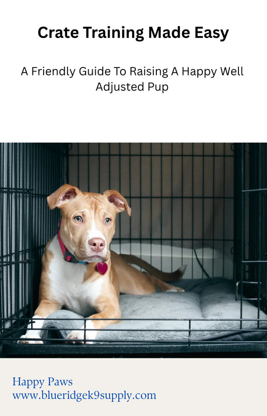 Dog Crate Training Made Easy - Digital E-book with Printable Option