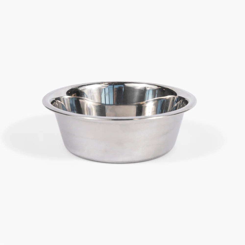 Medium Clear Acrylic Elevated Dog Feeder – Double Raised Dog Bowls with Stainless Steel Bowls