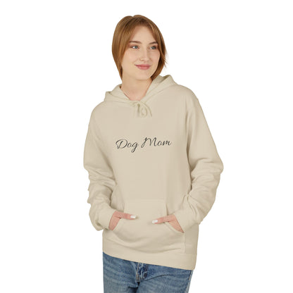 Dog Mom Hoodie – Minimal Script Pet Mom Pullover Sweatshirt