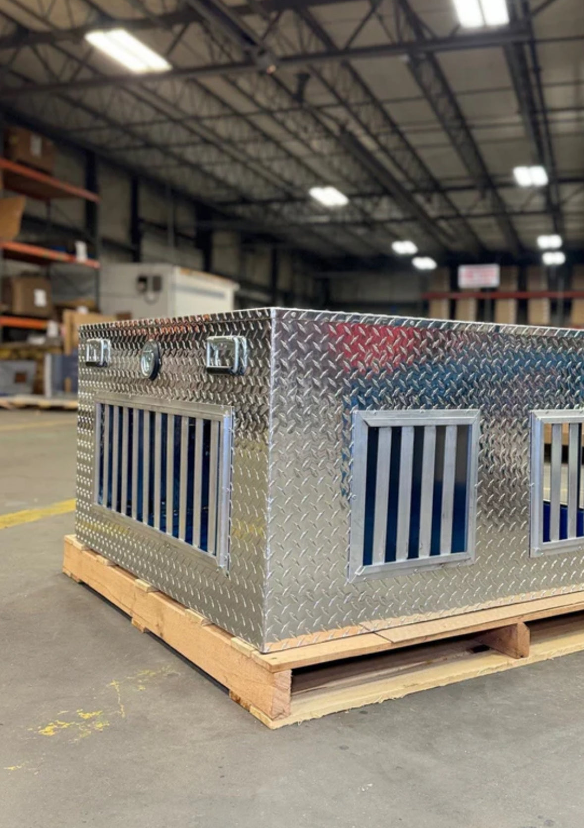Owens Hunter Series Double Compartment Tall Without Storage Dog Box