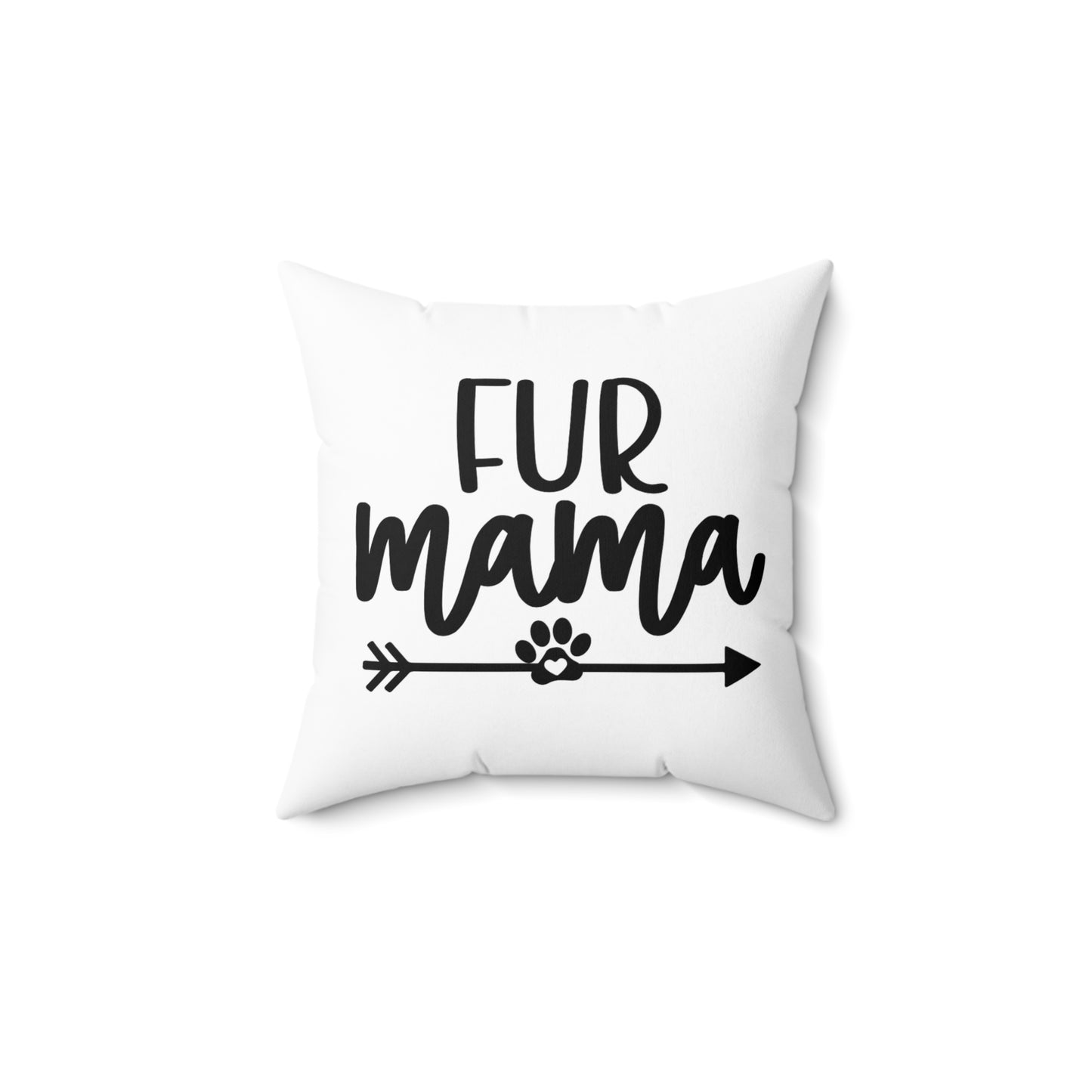 Fur Mama Throw Pillow – Dog Mom Home Decor, Cute Pet Lover Cushion, Cozy Dog Lover Gift