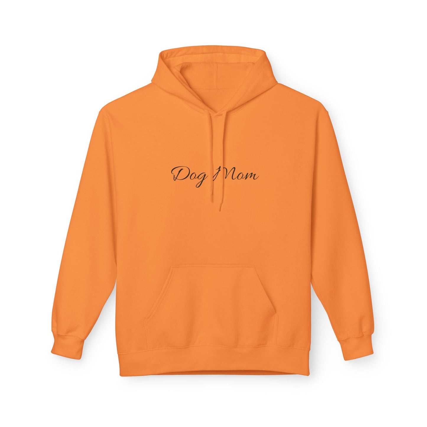 Dog Mom Hoodie – Minimal Script Pet Mom Pullover Sweatshirt