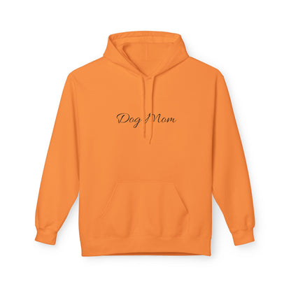 Dog Mom Hoodie – Minimal Script Pet Mom Pullover Sweatshirt