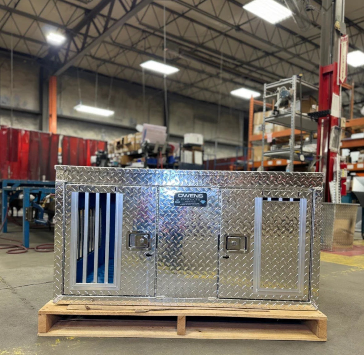 Owens Hunter Series Double Compartment Tall Without Storage Dog Box