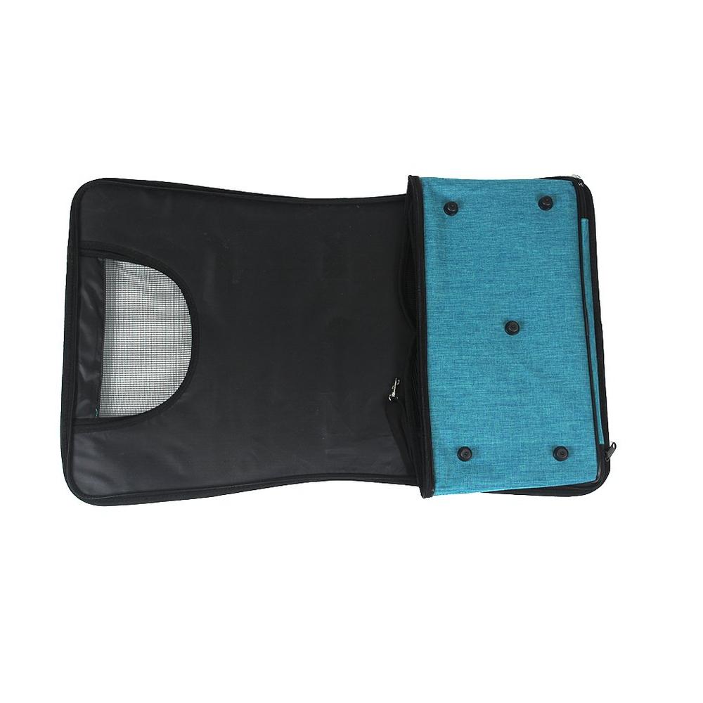 Dual color collapsible pet carrier – lightweight, portable, and easy-to-store carrier for small dogs and cats