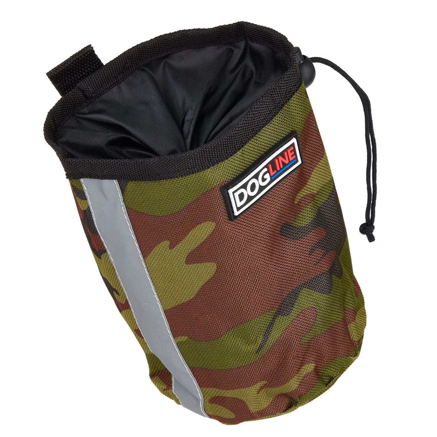 Beta treat pouch for dogs with built-in waste bag dispenser, hands-free design for training and walks