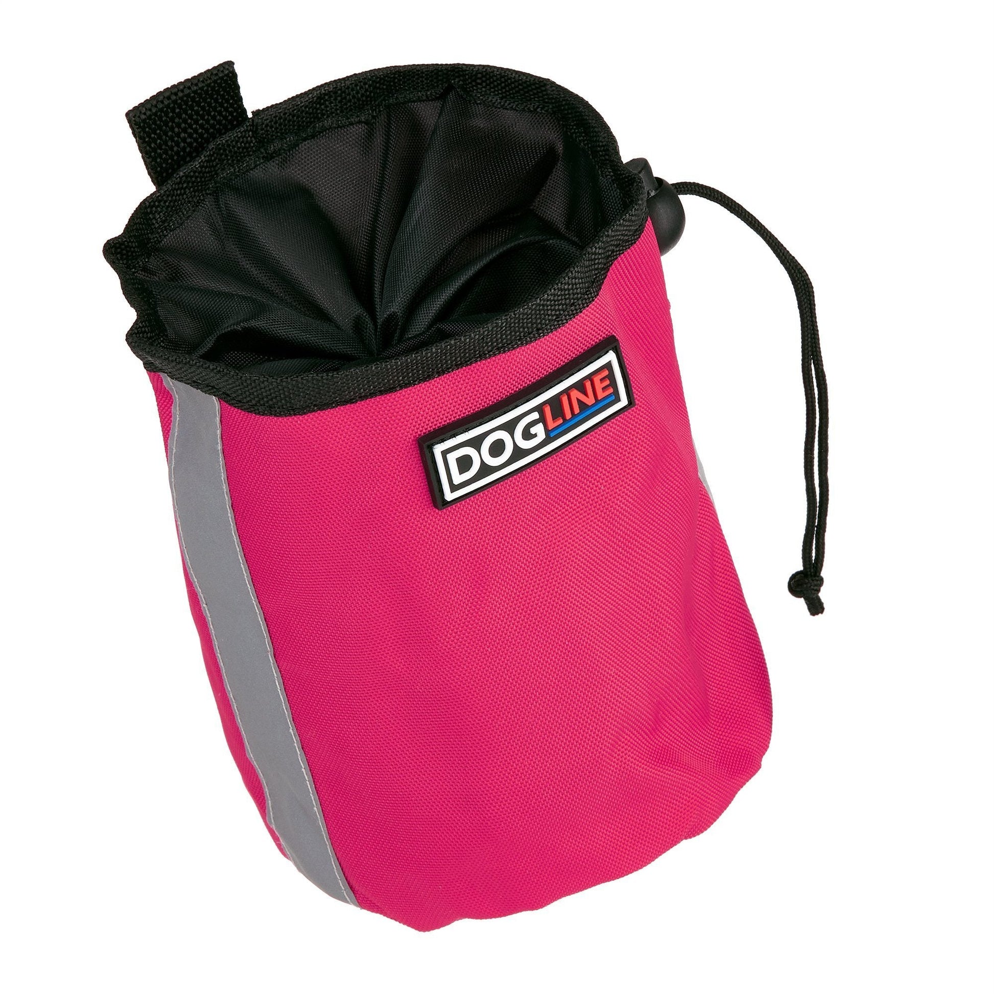 Beta treat pouch for dogs with built-in waste bag dispenser, hands-free design for training and walks