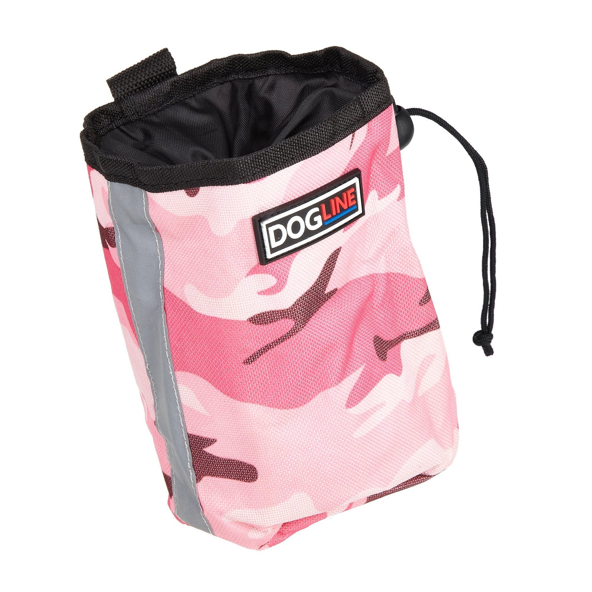 Beta treat pouch for dogs with built-in waste bag dispenser, hands-free design for training and walks