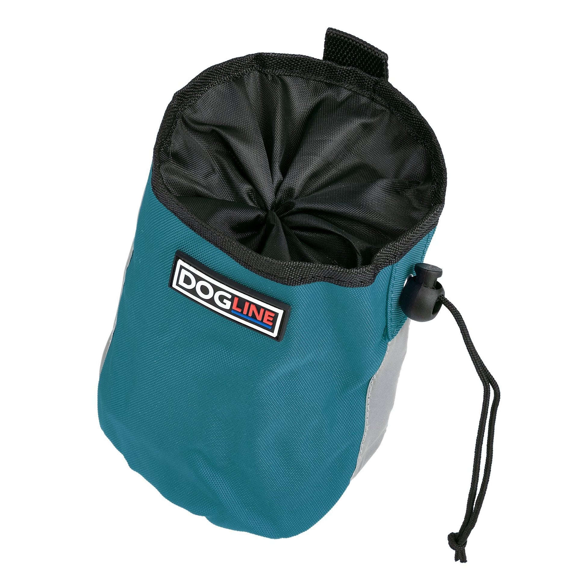 Beta treat pouch for dogs with built-in waste bag dispenser, hands-free design for training and walks