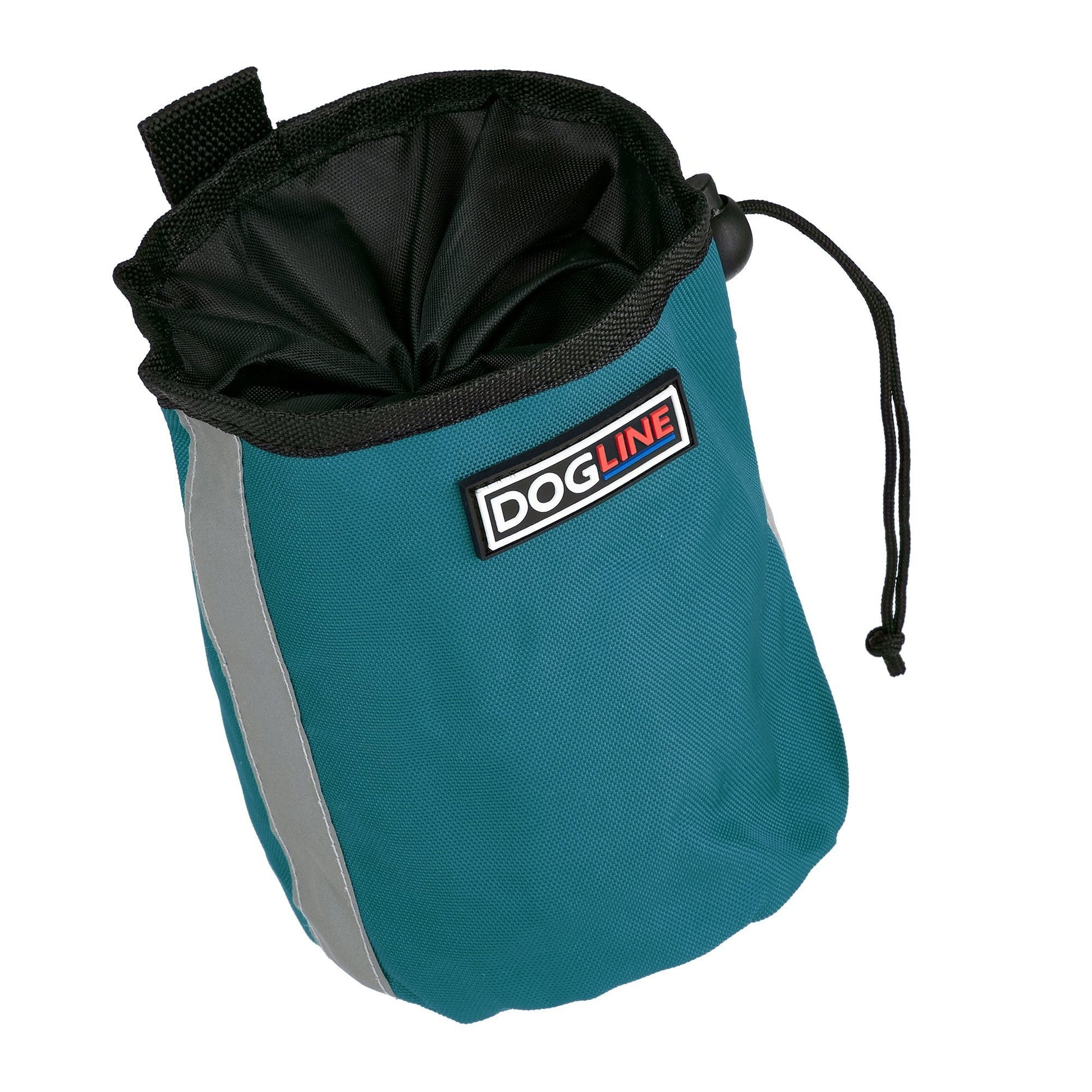 Beta treat pouch for dogs with built-in waste bag dispenser, hands-free design for training and walks