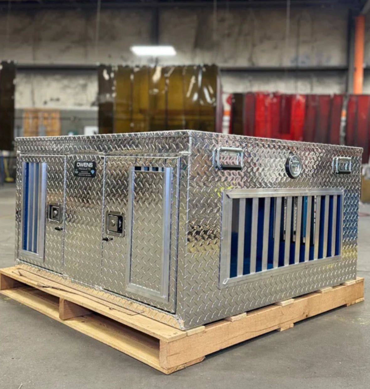 Owens Hunter Series Double Compartment Tall Without Storage Dog Box