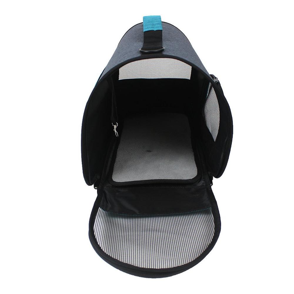 Dual color collapsible pet carrier – lightweight, portable, and easy-to-store carrier for small dogs and cats