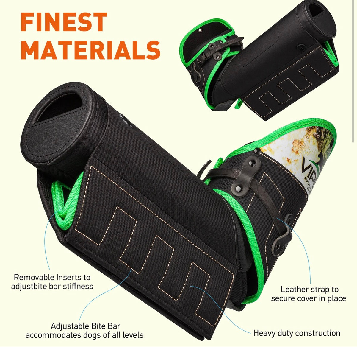 Viper Adjustable Dog Bite Sleeve – 3-Level Bite Bar