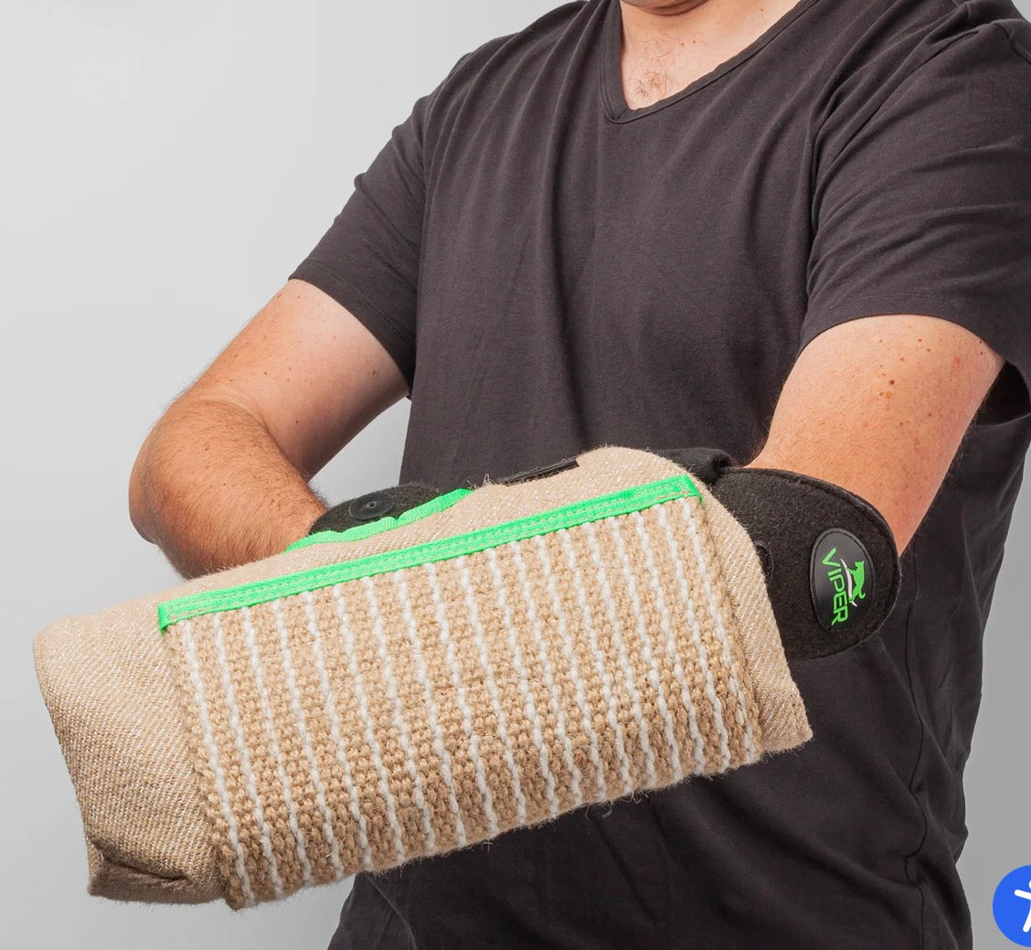 Viper Short Jute Bite Sleeve Cover – V5015