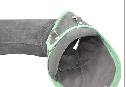 Viper curved leather training and trial bite sleeve for left arm