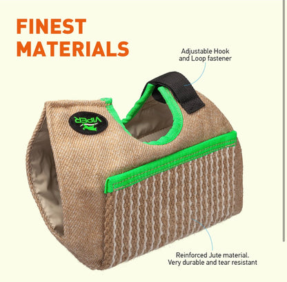Viper Short Jute Bite Sleeve Cover – V5015