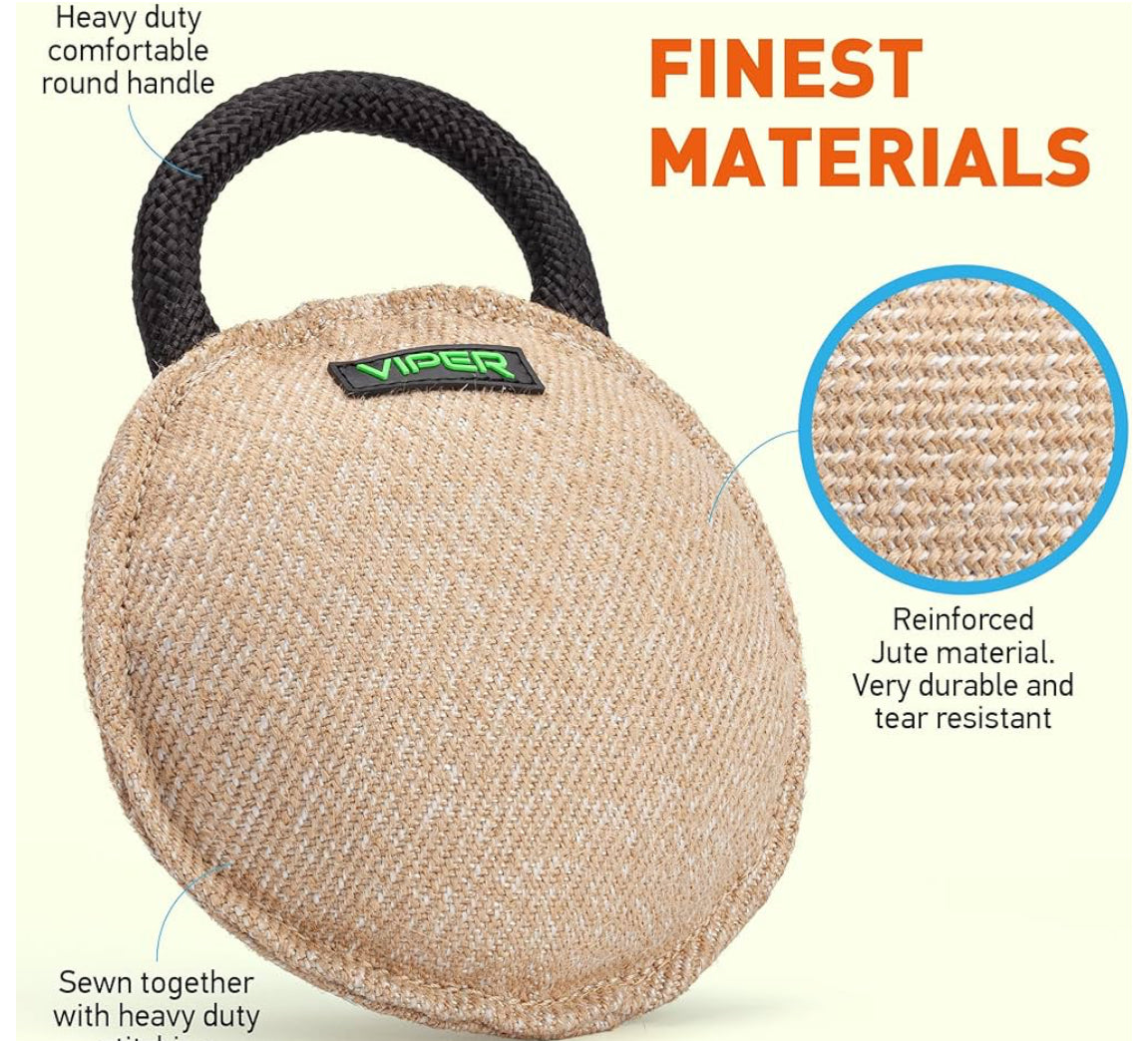 Viper French Linen Round Bite Pillow