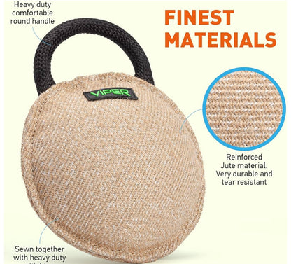 Viper French Linen Round Bite Pillow