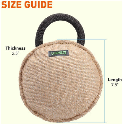 Viper French Linen Round Bite Pillow