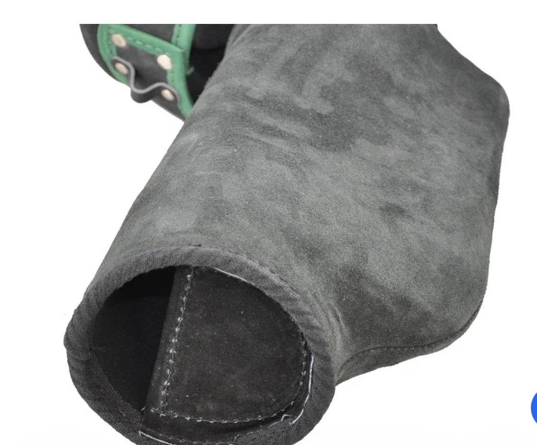Viper curved leather training and trial bite sleeve for left arm